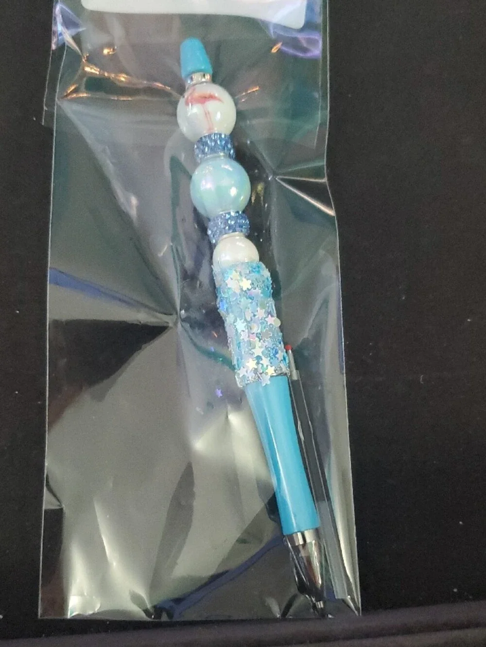 Mint Green Decorative Beaded Pen for Notebooks  REASONABLE OFFER ACCEPTED